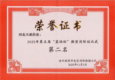 天成健儿展英姿，消防比武夺佳绩 开云（中国）官方第五届“蓝焰杯”微型消防站比武第二名